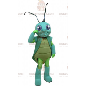 Green and Blue Insect Locust BIGGYMONKEY™ Mascot Costume –