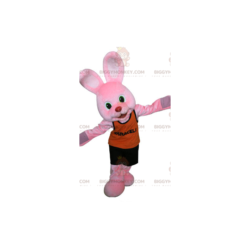 Duracell brand pink rabbit mascot - Pets animals Sizes L (175-180CM)