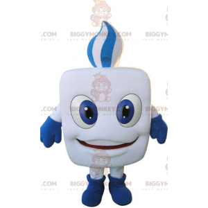 Bubblegum White Tooth BIGGYMONKEY™ Mascot Costume -
