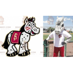 Giant Gray Horse Donkey BIGGYMONKEY™ Mascot Costume –