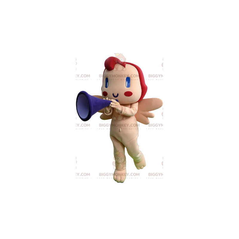 Cupid Angel BIGGYMONKEY™ Mascot Costume with Wings - Cupid Angel BIGGYMONKEY™ Mascot Costume with Wings -