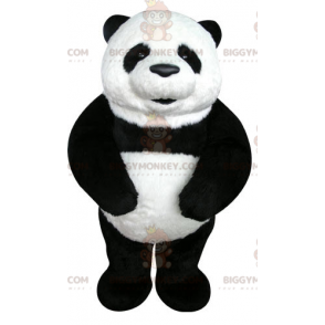 Traje de mascote de panda BIGGYMONKEY™ muito bonito e realista