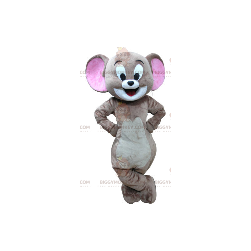BIGGYMONKEY™ costume mascotte di Jerry il famoso topo del BIGGYMONKEY™ costume mascotte di Jerry il famoso topo del