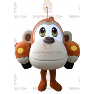 Disfraz de mascota Mono Car naranja y beige BIGGYMONKEY™ -