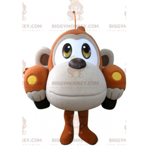 Disfraz de mascota Mono Car naranja y beige BIGGYMONKEY™ -