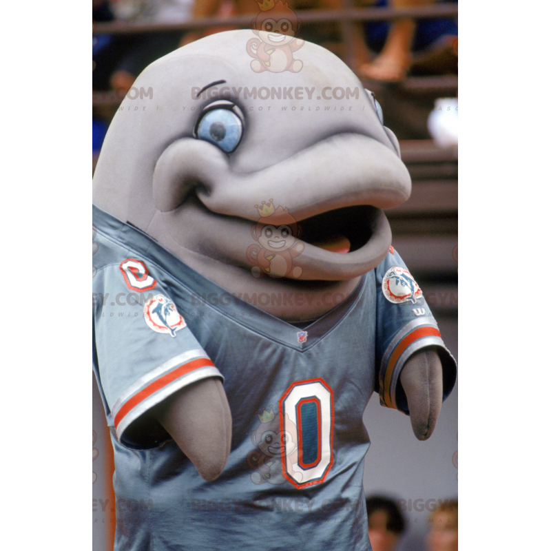 Disfraz de mascota delfín gris gigante BIGGYMONKEY™ - Disfraz de mascota delfín gris gigante BIGGYMONKEY™ -