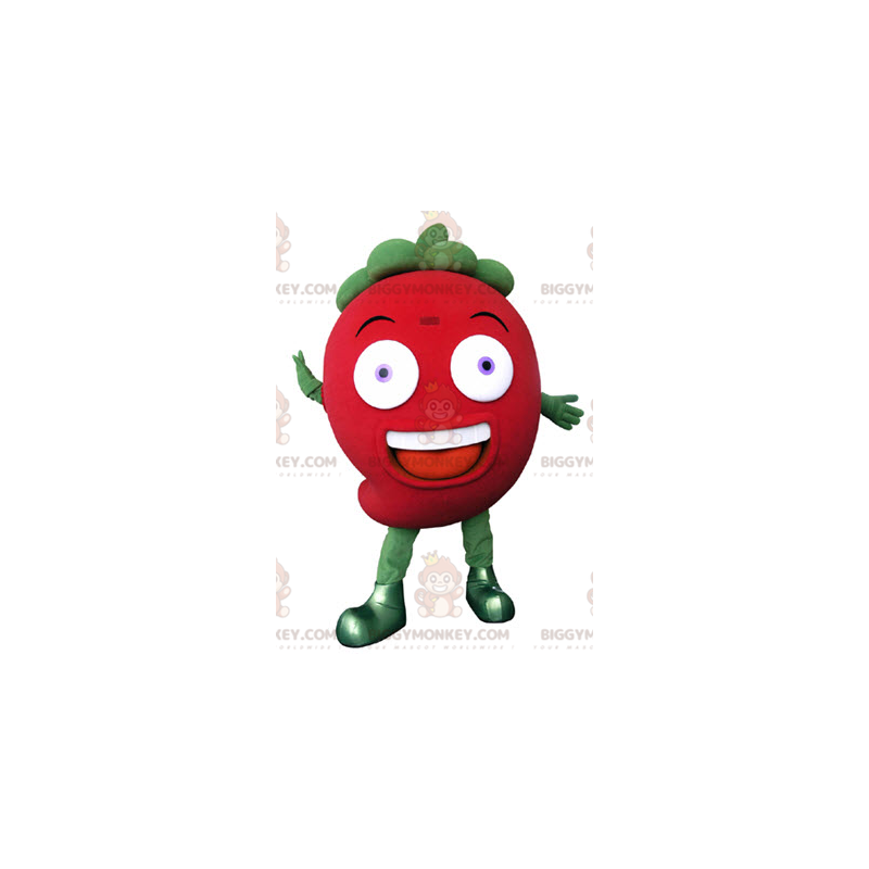 Giant Red and Green Strawberry BIGGYMONKEY™ Mascot Costume –