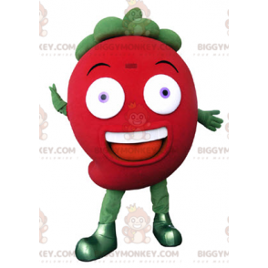 Giant Red and Green Strawberry BIGGYMONKEY™ Mascot Costume –