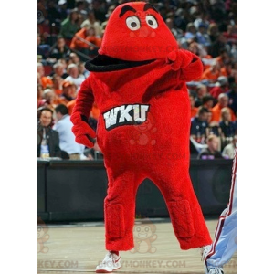 Disfraz de mascota monstruo rojo gigante BIGGYMONKEY™ -