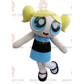 Kostým maskota superhrdinky BIGGYMONKEY™ Powerpuff Girls Blonde