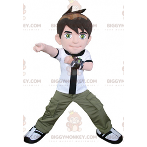 Video Game Character Boy BIGGYMONKEY™ Mascot Costume -