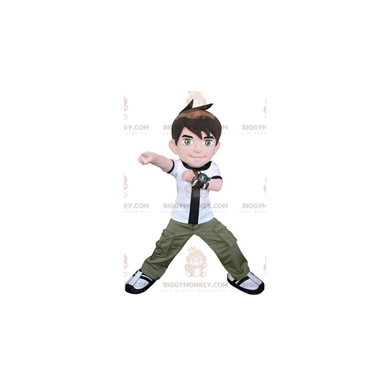 Costume de mascotte BIGGYMONKEY™ de garçon de personnage de jeu Costume de mascotte BIGGYMONKEY™ de garçon de personnage de jeu