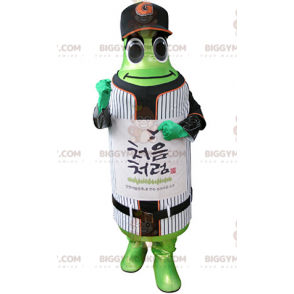 Disfraz de mascota Green Bottle BIGGYMONKEY™ en ropa deportiva - Mascota deportiva - BIGGYMONKEY_05026 - BiggyMonkey.com