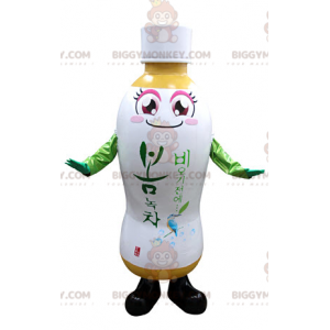 Costume de mascotte BIGGYMONKEY™ de bouteille en plastique.