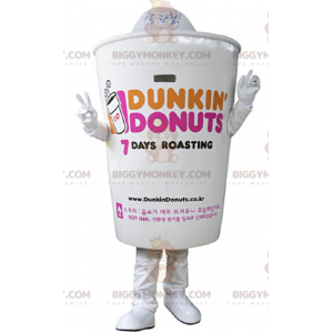 Paper Cup BIGGYMONKEY™ Mascot Costume. Drink BIGGYMONKEY™