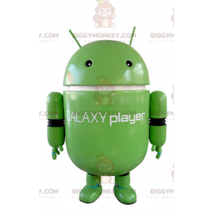 Green Robot BIGGYMONKEY™ Mascot Costume. BIGGYMONKEY™ Android