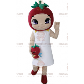 Disfraz de mascota BIGGYMONKEY™ para niña con fresa en la