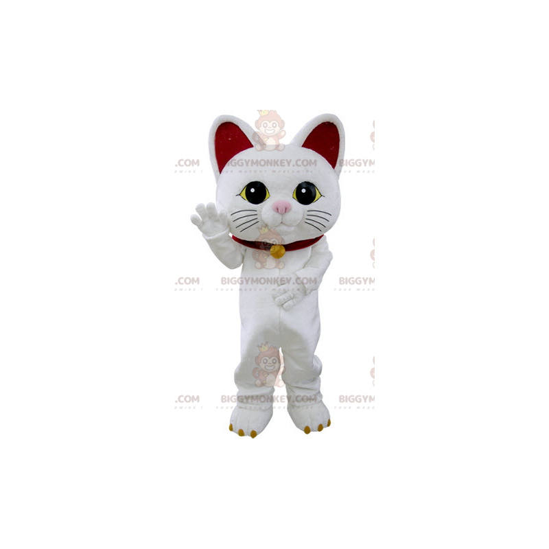 Στολή μασκότ της διάσημης τυχερής γάτας Maneki-neko