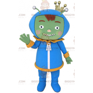Costume da mascotte Alien Alien Green Monster BIGGYMONKEY™ -