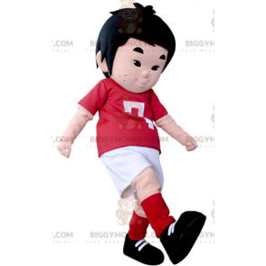 Costume da mascotte BIGGYMONKEY™ da ragazzino vestito con un