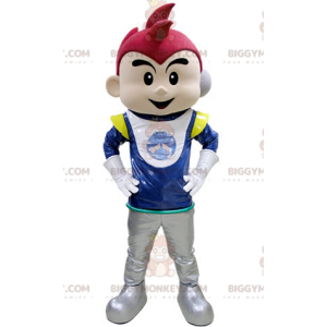 Kostým maskota chlapce BIGGYMONKEY™ v kostýmu astronauta –