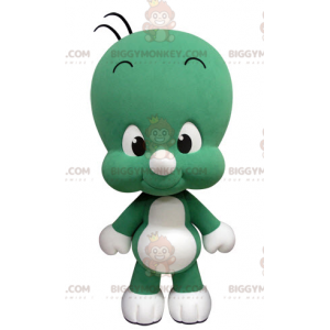 Costume de mascotte BIGGYMONKEY™ de petit bonhomme vert et