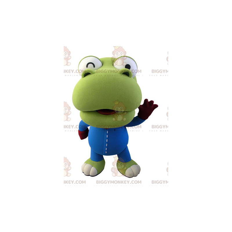 Costume da dinosauro gigante verde e coccodrillo bianco Costume da dinosauro gigante verde e coccodrillo bianco