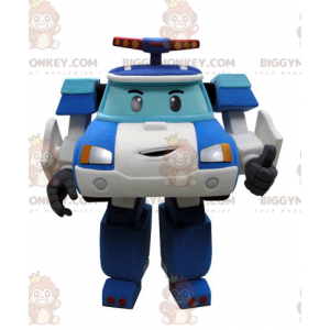 Traje de mascote BIGGYMONKEY™ do carro de polícia Transformers