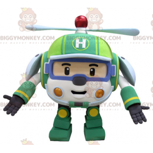 Costume de mascotte BIGGYMONKEY™ d'hélicoptère de jouet pour