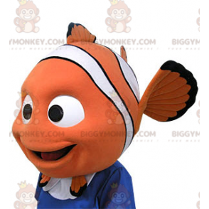 Στολή μασκότ BIGGYMONKEY™ του Nemo. Στολή μασκότ BIGGYMONKEY™ σε σχήμα κεφαλιού - Μασκότ διάσημων χαρακτήρων - BiggyMonkey.com