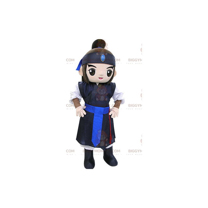 Costume da samurai guerriero BIGGYMONKEY™. Costume da mascotte Costume da samurai guerriero BIGGYMONKEY™. Costume da mascotte