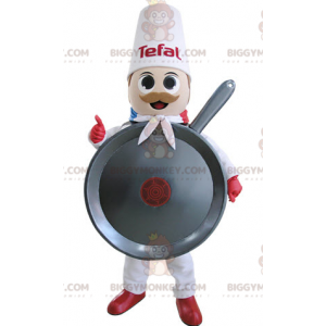 Chef Giant Skillet BIGGYMONKEY™ Mascot Costume - Biggymonkey.com