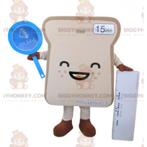 Στολή μασκότ BIGGYMONKEY™ Giant Bread Slice - Μασκότ τροφίμων - BIGGYMONKEY_05182 - BiggyMonkey.com