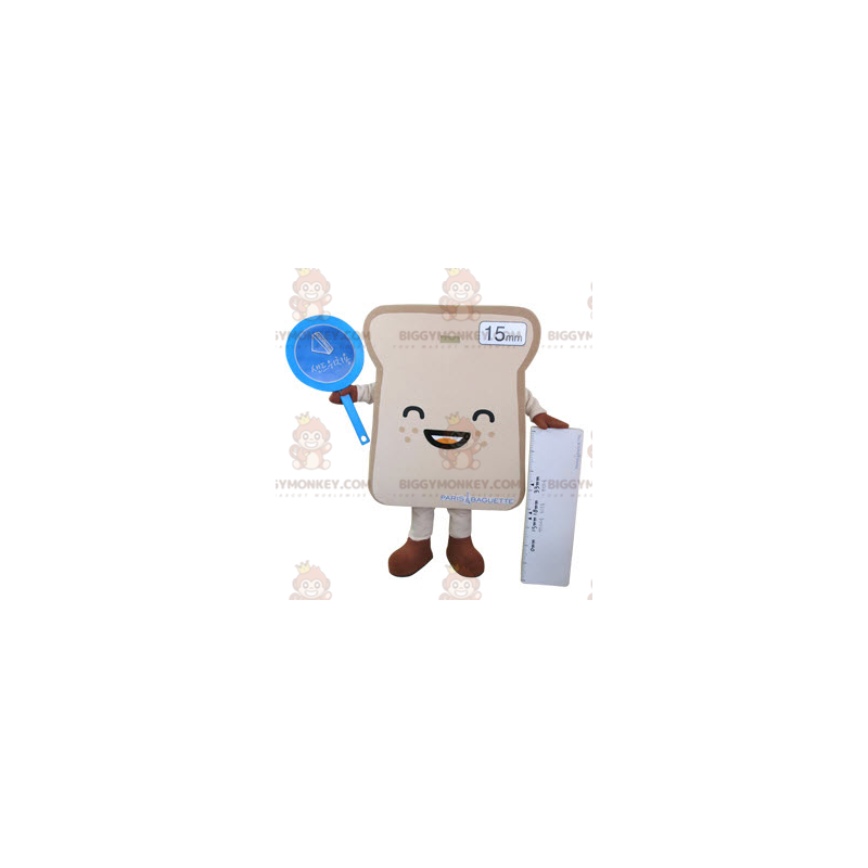Disfraz de Mascota BIGGYMONKEY™ Rebanada de Pan Gigante -
