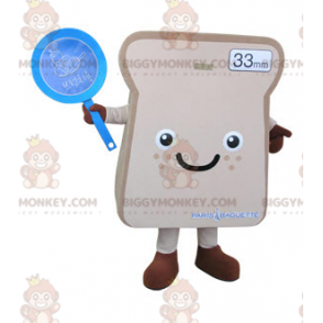 Kostým maskota Giant Bread Slice BIGGYMONKEY™ - Jídlo maskot - BIGGYMONKEY_05183 - BiggyMonkey.com