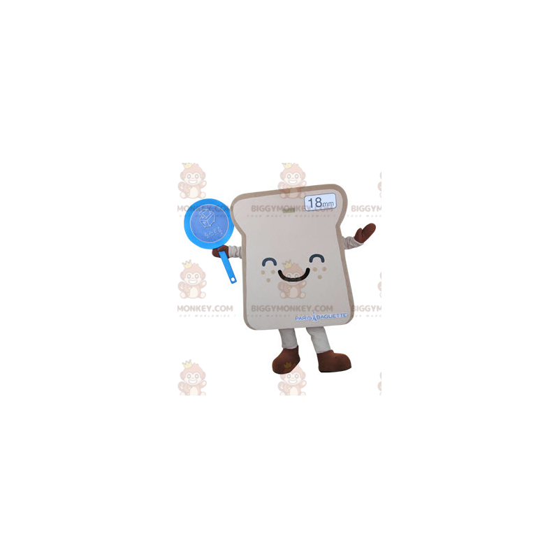 Kostium maskotka gigantyczny uśmiechnięty kromka chleba Kostium maskotka gigantyczny uśmiechnięty kromka chleba