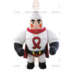 Kostium maskotki mięśniowego superbohatera BIGGYMONKEY™ ubrany