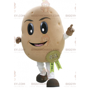 Giant Potato BIGGYMONKEY™ Mascot Costume. Potato BIGGYMONKEY™