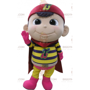 Παιδική στολή μασκότ BIGGYMONKEY™ ντυμένη σαν υπερήρωας -
