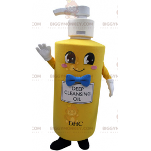 BIGGYMONKEY™ Yellow Soap Bottle Mascot Costume. Soap