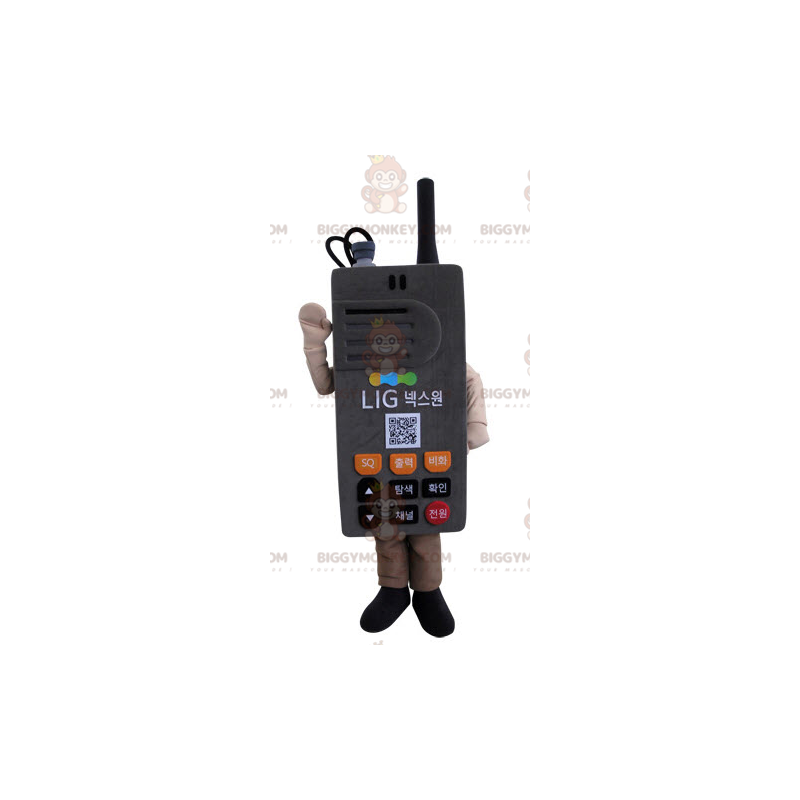 Giant Gray Telephone Walkie Talkie BIGGYMONKEY™ Mascot Costume