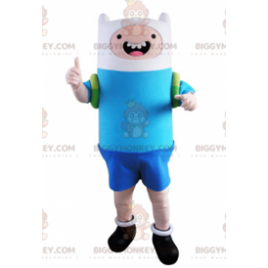  Boy's BIGGYMONKEY™ Maskotdräkt Blå & Vit Dress Up - Pojkar och flickor maskot - BIGGYMONKEY_05226 - BiggyMonkey.com