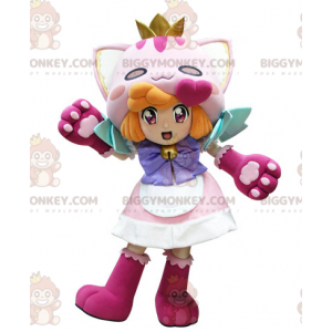 BIGGYMONKEY™ Redhead Girl Cat Mascot Costume - Biggymonkey.com