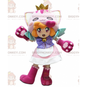 Traje de mascote de gata ruiva BIGGYMONKEY™ – Biggymonkey.com