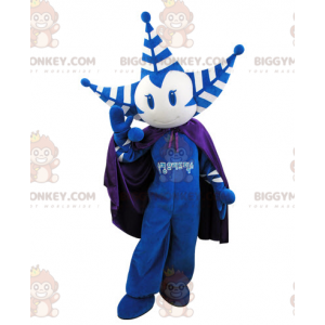 Schneemann BIGGYMONKEY™ Maskottchenkostüm mit Sternenkopf -