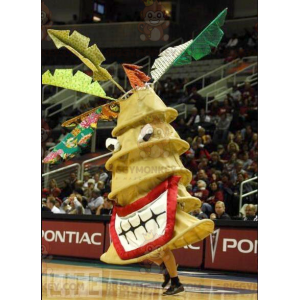  Costume da mascotte Giant Yellow Swirl Tree BIGGYMONKEY™ - Mascotte delle piante - BIGGYMONKEY_0666 - BiggyMonkey.com