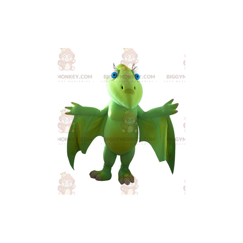 Awesome Green Flying Dinosaur BIGGYMONKEY™ Mascot Costume -