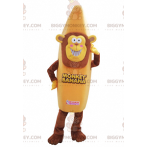  BIGGYMONKEY™ costume mascotte di scimmia travestita da banana. Costume da mascotte Banana BIGGYMONKEY™ - BiggyMonkey.com