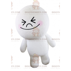 BIGGYMONKEY™ Big Round Cute White Man Mascot Costume -