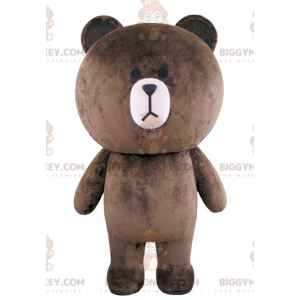 Costume de mascotte BIGGYMONKEY™ de gros nounours dodu et
